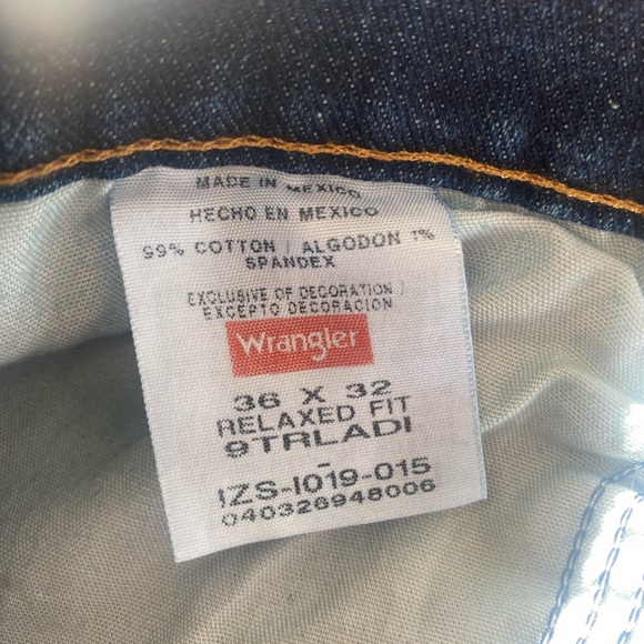 NWT Wrangler comfort care flex jeans 36/32 - Picture 2 of 3